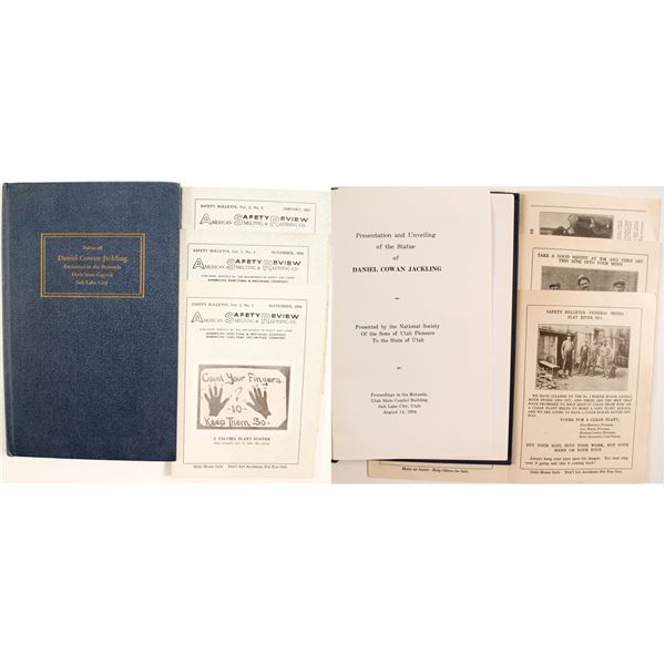 ASARCO Safety Bulletins (3) and Daniel Jackling Book  [86465]