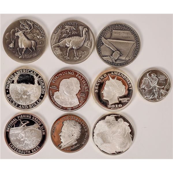 Silver Rounds (10)  [170753]
