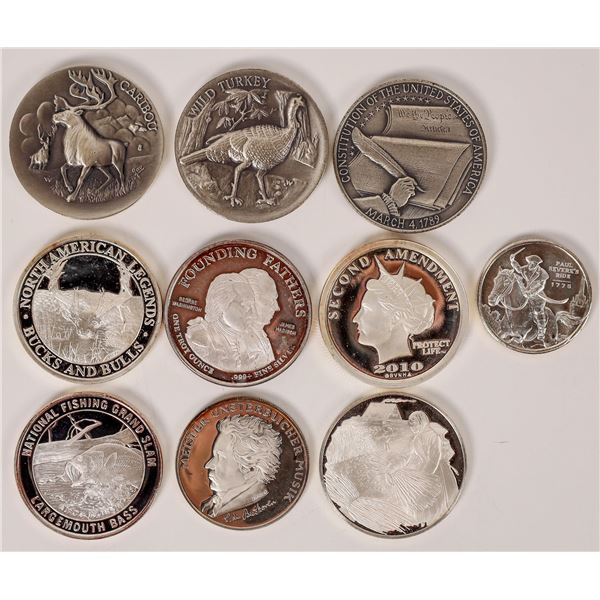 Silver Rounds (10)  [170753]