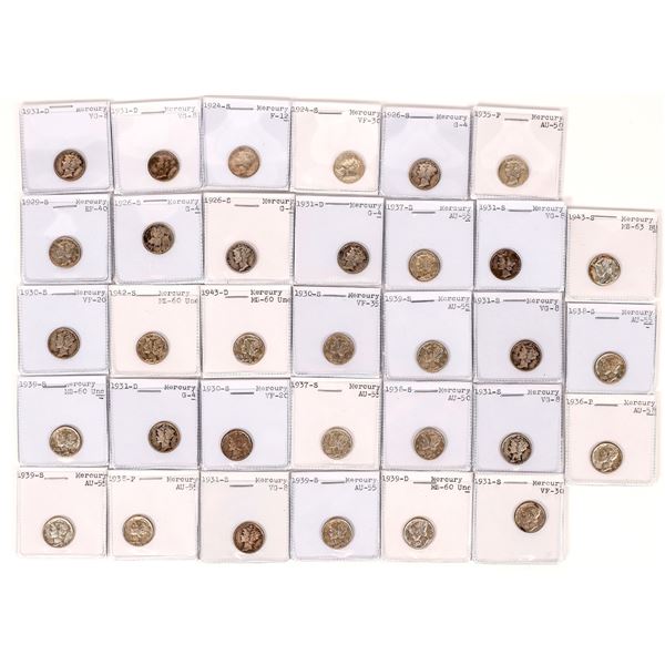 Mercury Dimes: Dealer Lot  [170567]