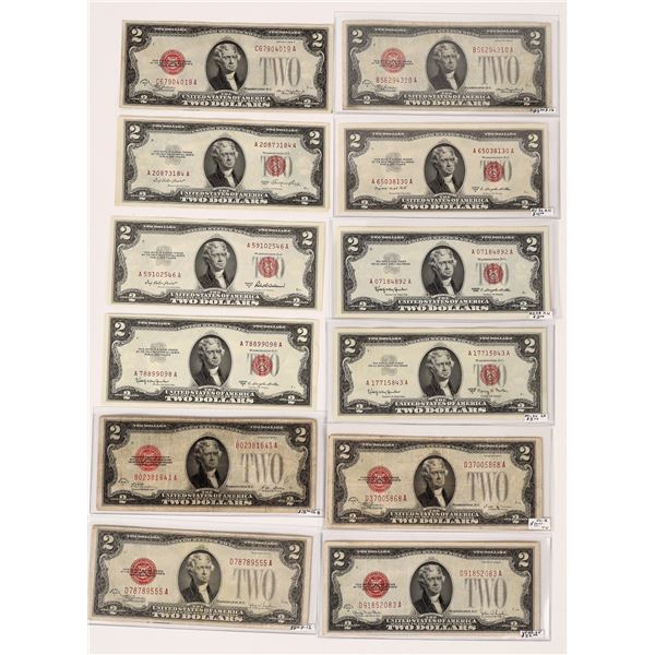 U. S. Currency $2 Red Seal Notes  [170657]