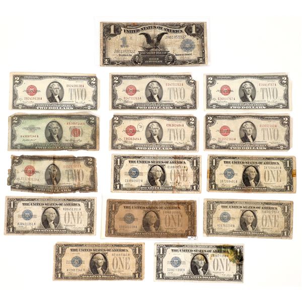 Silver Certificates & Two Dollar Bills  [170645]