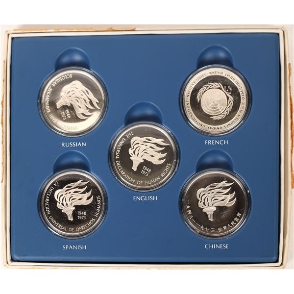 Franklin Mint: United Nations Human Rights Medals  [171004]