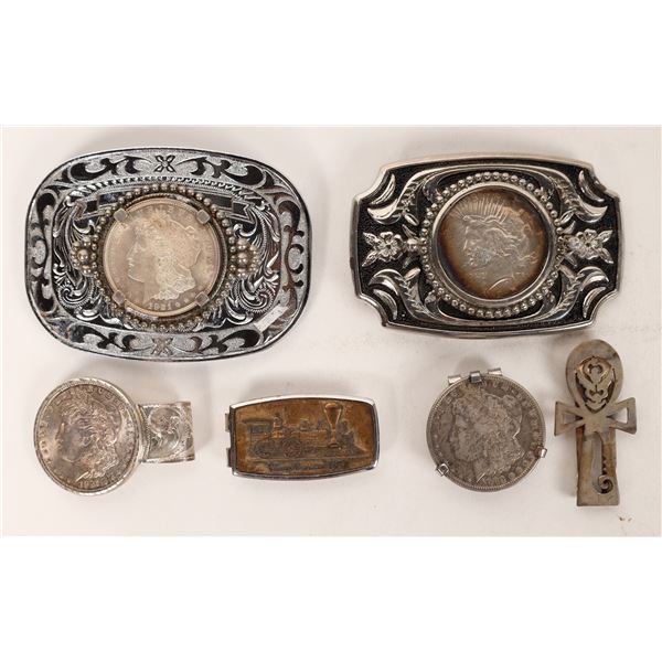 Silver Dollar Money Clips/Belt Buckles  [171875]