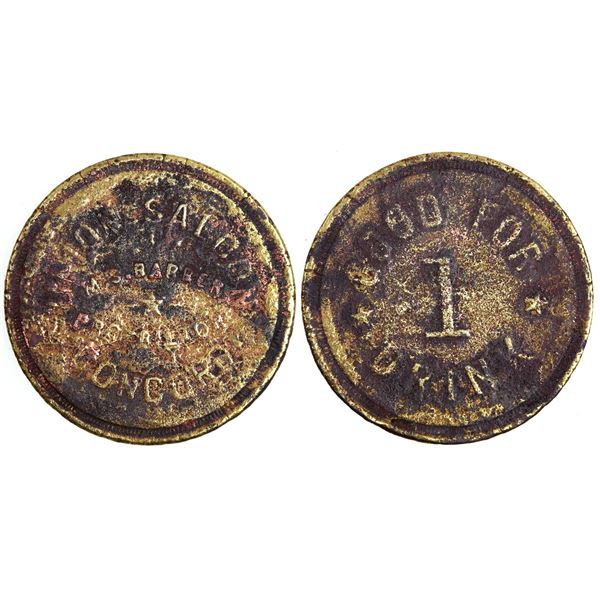 Union Saloon  Token, Very Rare  [170199]