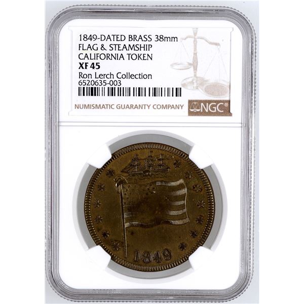 Flag & Steamship California Token  [170949]