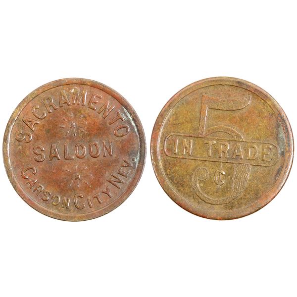 Sacramento Saloon Token  [162370]