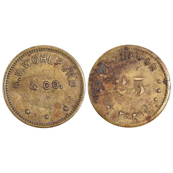 R V Wohlford Token  [171312]