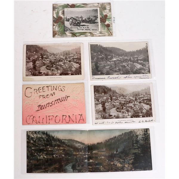 Dunsmuir and Doyle Calif  Post Cards (6)  [166421]