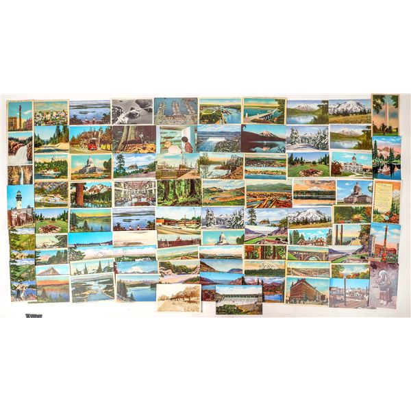 Washington State Collection Post Cards (75+)  [170533]