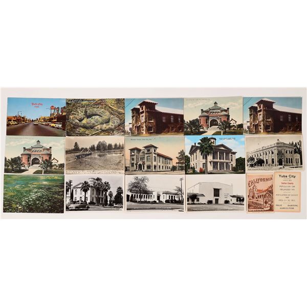 Yuba City Post Cards (15)  [170500]