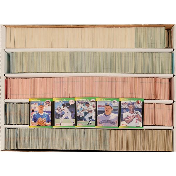 Don Russ Baseball Card Group (~2500 cards), c1988-1992  [122745]