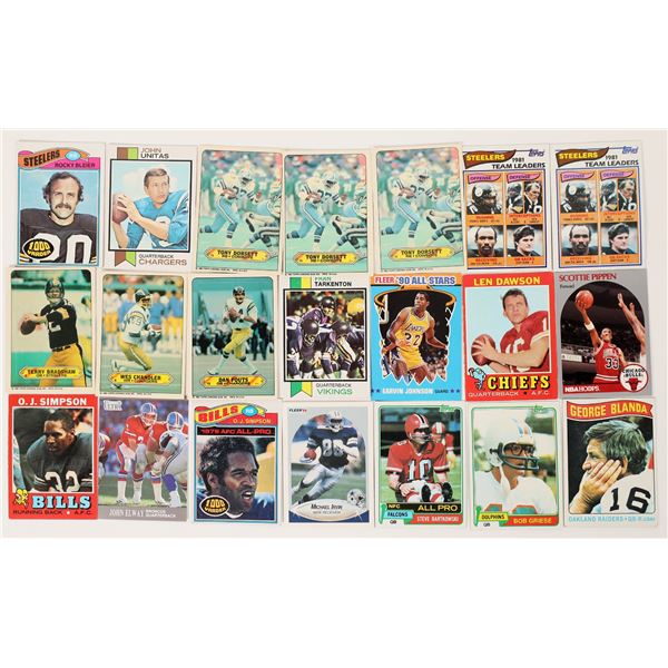 Mostly Football and a Few Basketball Cards  [171435]