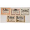 Image 1 : Arizona Stock Certificates (5)  [172210]