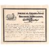 Image 1 : American Angora Goat Breeders Association Certificate  [155849]