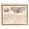 Image 1 : American Angora Goat Breeders Association Certificate  [155849]