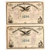 Image 1 : Union Mutual Insurance Company Stock Certificate Pair  [155554]