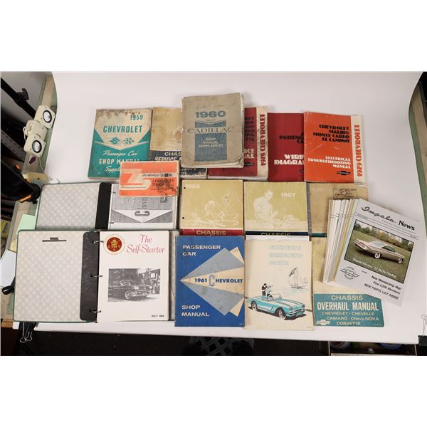 Chevrolet and Cadillac Shop Manuals  [162496]