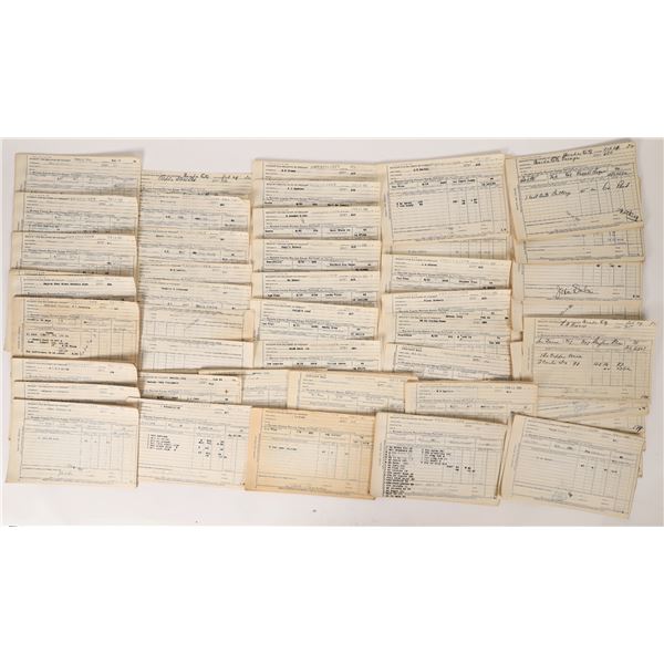 Nevada County Narrow Gauge RR Freight Bills (Approx. 200)  [171382]