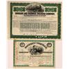 Image 1 : Danbury and Norwalk Railroad Company Stock, 1887 and Bond from 1939  [169438]