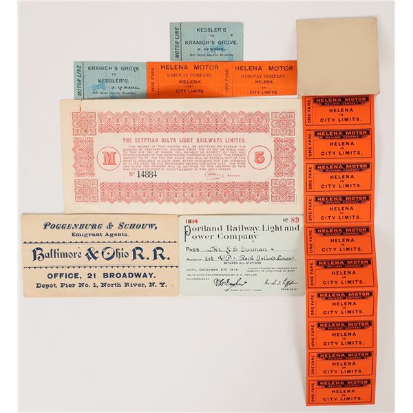 Railway Ticket stubs (5)  [171273]