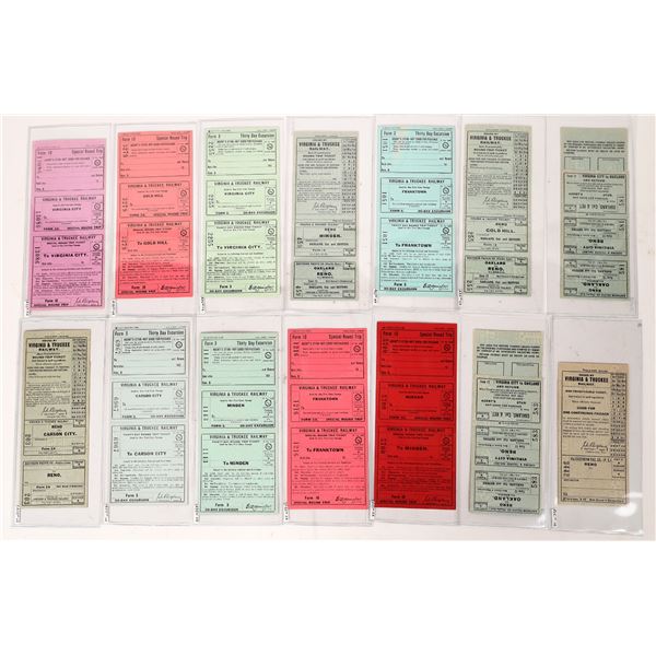 V & T Railway Ticket Collection (14)  [171586]