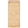Image 1 : Pennsylvania Railroad Time Table, c. 1898  [168085]