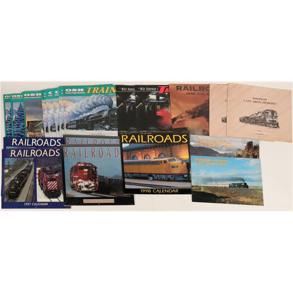 Railroad Calendars, Modern (50+)  [122729]