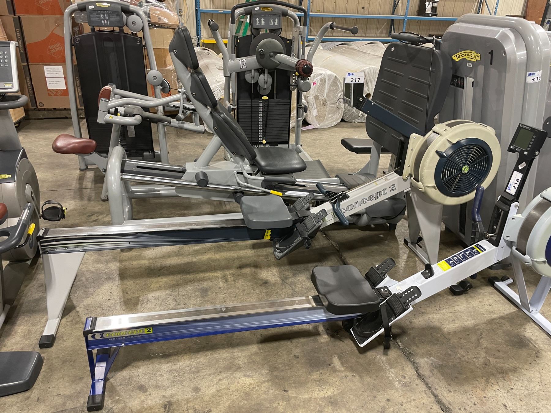 Pm4 Rowing Machine CONCEPT 2 PM4 COMMERCIAL FOLDABLE INDOOR ROWING MACHINE - Able Auctions