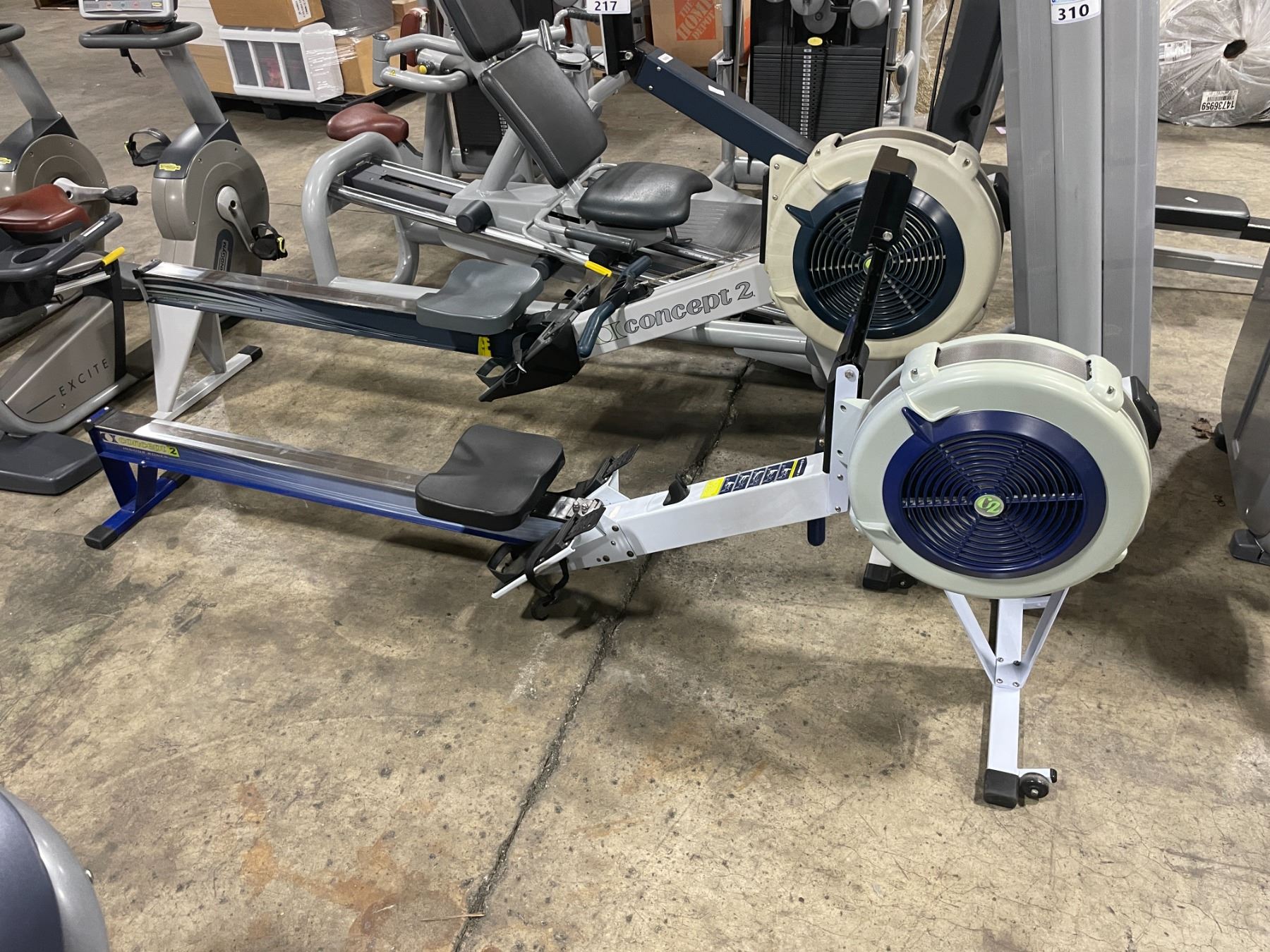 Pm3 Rowing Machine CONCEPT 2 PM3 COMMERCIAL FOLDABLE INDOOR ROWING MACHINE - Able Auctions