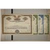 Image 2 : 4 VINTAGE STOCK CERTIFICATES: 1967 THE CROWELL-