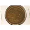 Image 1 : 1853 US LARGE CENT. GRAFFITI ON THE OBVERSE