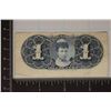 Image 2 : 1896 CUBA 1 PESO CRISP AU BILL. SMALL FOLD IN 3