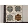 Image 2 : 4 METAL RAILROAD TOKENS:2-1934 UNION PACIFIC, 1-