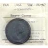Image 2 : 50-cent 1964 ICCS PL67 Heavy Cameo