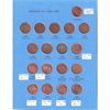 Image 2 : 1-cent 1922-1972 Collection in Whitman Album. Includes key dates 1922-1926. 58 coins