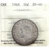 Image 1 : 50-cent 1948 ICCS EF40 *Key Date!*
