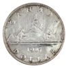 Image 2 : Silver $1 1947 Pointed 7, Dot AU50