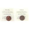 Image 2 : 1-cent 1929 ICCS MS64 Red & 1929 High 9 ICCS VF20. 2pcs