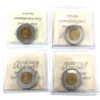 Image 2 : $2 1997 MS66, 1998 MS66, 2003 MS65 & 2019 16 Serrations MS64 ICCS. 4pcs.