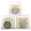 Image 2 : 50-cent 1916, 1917, & 1929 ICCS VF30. 3pcs.