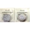Image 2 : 50-cent 1945 & 1946 ICCS MS63. 2pcs.