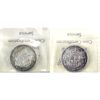Image 2 : 50-cent 1953 Small Date MS64 & 1953 LD NSF MS62 ICCS. 2pcs.