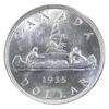 Image 3 : Silver $1 1935 ICCS MS64. Bright, Radiant Lustre