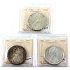 Image 1 : Silver $1 1967 ICCS MS65. 3pcs.