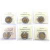 Image 2 : $2 1996, 1999 Nunavut, 2000 Knowledge, 2002, 2001 Boreal Forest, & 2016 Polar Bear ICCS MS65. 6pcs.