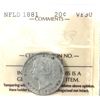 Image 1 : Newfoundland 20-cent 1881 ICCS VF30