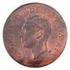 Image 2 : 1-cent 1949 A to Denticle ICCS MS63 Red