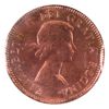 Image 2 : 1-cent 1953 Shoulder Fold ICCS MS64 Red