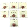 Image 1 : 1-cent 2000, 2001, 2002, 2002P, 2003, 2003P, & 2003P New Effigy ICCS MS66 Red. 7pcs.